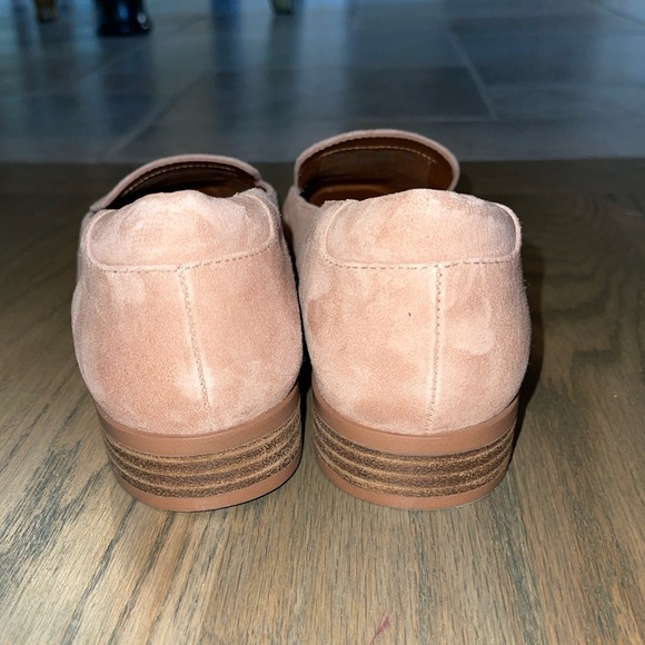 Franco Sarto Chestnut Suede Loafers - Picture 4 of 7